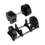 REBEL ACTIVE ADJUSTABLE CAST IRON DUMBBELL AUTOMATIC 36KG, 2KG STROKE RBA-2332-36 - Image 4
