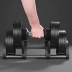 REBEL ACTIVE ADJUSTABLE CAST IRON DUMBBELL AUTOMATIC 36KG, 2KG STROKE RBA-2332-36 - Image 7