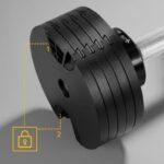 REBEL ACTIVE ADJUSTABLE CAST IRON DUMBBELL AUTOMATIC 36KG, 2KG STROKE RBA-2332-36 - Image 8