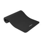 REBEL ACTIVE GYMNASTIC MAT FOR YOGA, PILATES, FITNESS, 183X61CM, THICKNESS 6MM, TPE MATERIAL, BLACK RBA-3151-BK