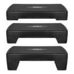 Rebel Active Step for Aerobics and Fitness, 3 Steps, 68 cm, Black RBA-3227-BK - Image 3