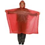 REDCLIFFS RAINCOAT PONCHO - RED - Image 2