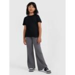 Regular plain girls T-shirt 4F 4FJRMM00TTSHF3231-20S - Image 4