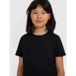 Regular plain girls T-shirt 4F 4FJRMM00TTSHF3231-20S - Image 5