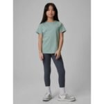 Regular plain girls T-shirt 4F 4FJRSS26TTSHF3554-12S - Image 3
