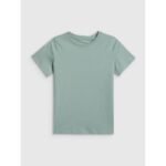 Regular plain girls T-shirt 4F 4FJRSS26TTSHF3554-12S - Image 7