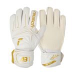 Reusch Attrakt AB1 Solid Junior goalkeeper gloves white 5672003 1130