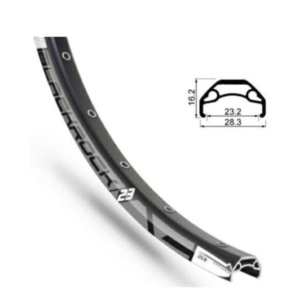 Rim RODI BLACKROCK 27.5 584x23 black 32 holes