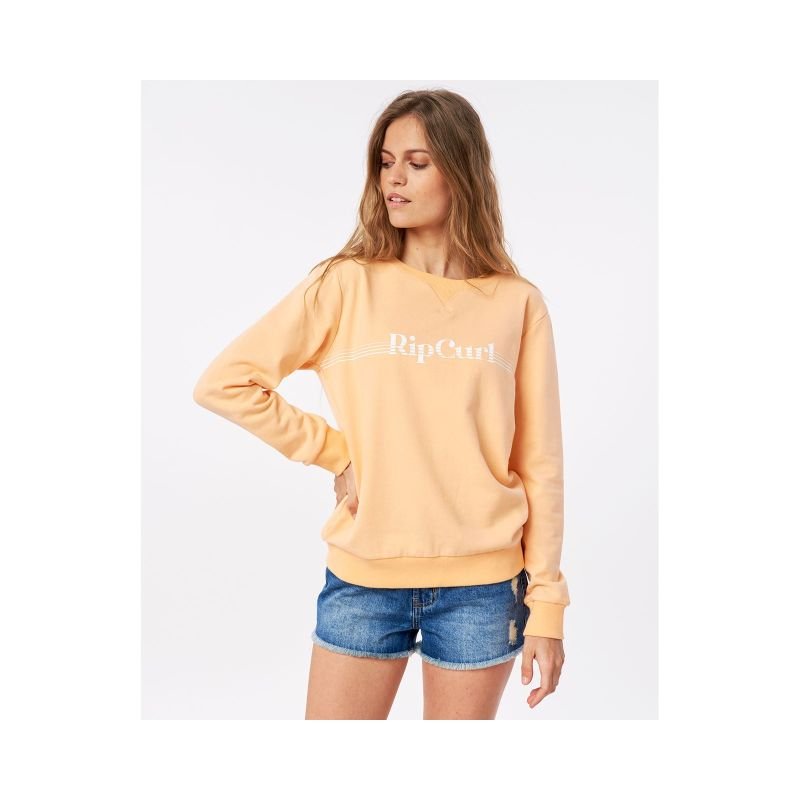 lupin-wear-ca-rip-curl-re-entry-crew-sweatshirt-light-orange-1745611 RIP CURL Re-Entry Crew Sweatshirt - Light Orange - Image 1