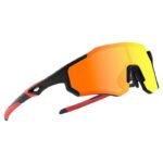 Rockbros 10182 polarizing cycling glasses - red - Image 2