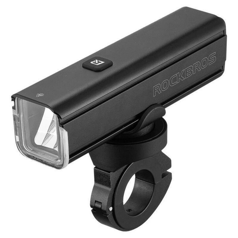 lupin-wear-ca-rockbros-24610002001-front-bike-light-1000-lm-usb-c-usb-a-cable-black-1606565 Rockbros 24610002001 Front Bike Light 1000 lm + USB-C - USB-A Cable - Black - Image 1