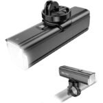 Rockbros 24610002001 Front Bike Light 1000 lm + USB-C - USB-A Cable - Black - Image 2