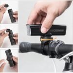 Rockbros 24610002001 Front Bike Light 1000 lm + USB-C - USB-A Cable - Black - Image 4