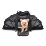 Rockbros 30140028001 transport bicycle bag for cats and dogs - black - Image 2