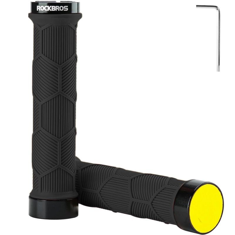 lupin-wear-ca-rockbros-40720007001-bicycle-grips-with-reflector-black-2373078 Rockbros 40720007001 bicycle grips with reflector - black - Image 1
