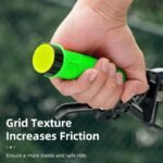 Rockbros 40720007005 bicycle grips with reflector - green - Image 2