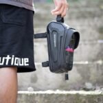 Rockbros B68 Bike Pannier for Frame, Armored, with Phone Pocket and Cover, 1.7L - Black - Image 8