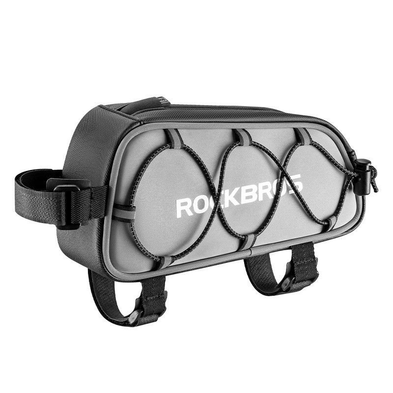 lupin-wear-ca-rockbros-bicycle-frame-bag-gray-0-9l-2011857 Rockbros bicycle frame bag gray 0.9l - Image 1