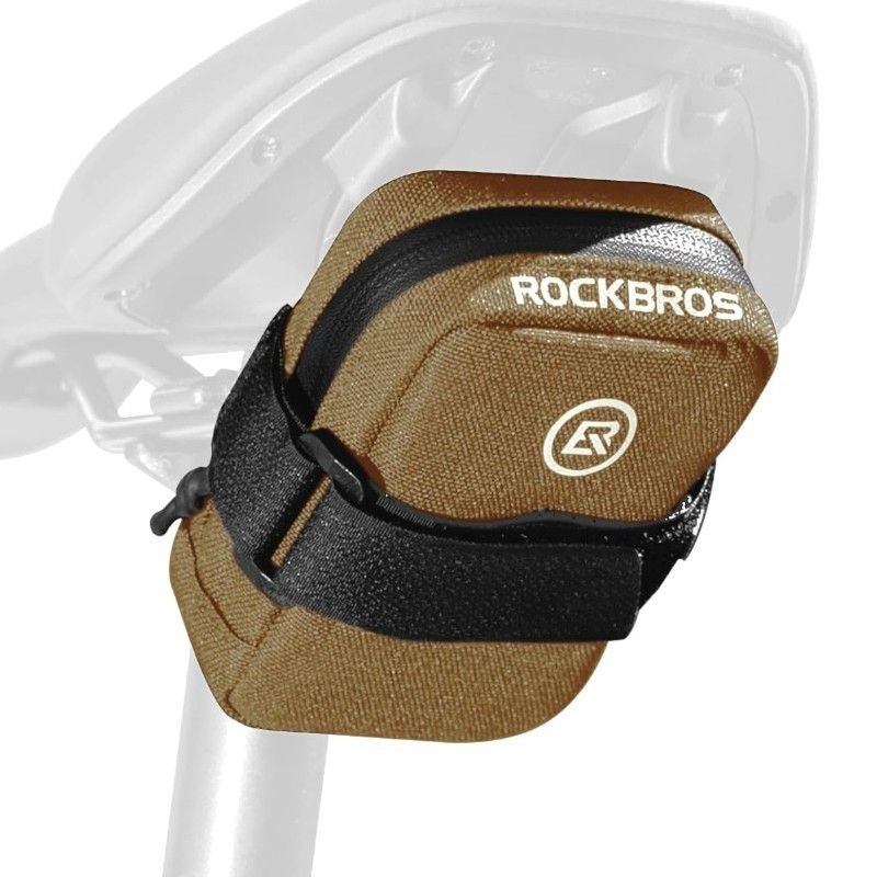 lupin-wear-ca-rockbros-bicycle-saddle-bag-brown-0-35l-1969583 Rockbros bicycle saddle bag brown 0.35l - Image 1