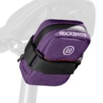 Rockbros bicycle saddle bag purple 0.3l - Image 2
