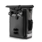 Rockbros Bike Bag with Backpack Function, Waterproof, with Helmet Attachment 18l - Black - Image 2