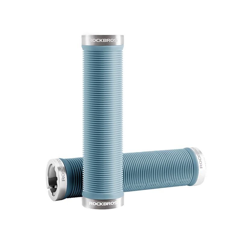 lupin-wear-ca-rockbros-bike-grips-anti-slip-twist-grips-blue-2388713 Rockbros Bike Grips Anti-Slip Twist Grips - Blue - Image 1