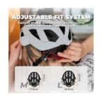 Rockbros bike helmet 10110039002 white M (54-58) - Image 2