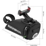 Rockbros C28 bicycle bag under the saddle - black - Image 2