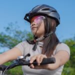 Rockbros Cycling Glasses Photochromic, with UV Protection and Corrective Insert, Clear - Purple - Image 3