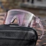Rockbros Cycling Glasses Photochromic, with UV Protection and Corrective Insert, Clear - Purple - Image 4