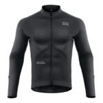 Rockbros Fall/Winter Long Sleeve Cycling Jacket L - Black - Image 2