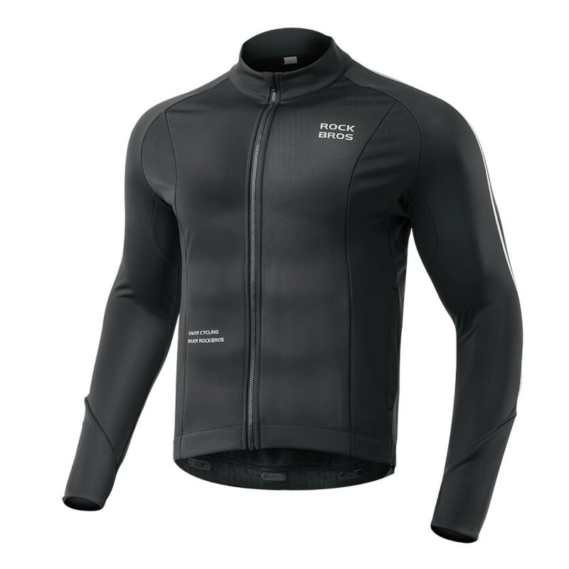lupin-wear-ca-rockbros-fall-winter-long-sleeve-cycling-jacket-l-black-2377945 Rockbros Fall/Winter Long Sleeve Cycling Jacket L - Black - Image 1