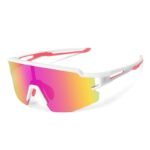 Rockbros Kids Cycling Glasses, Polarized, UV Protection, Childrens - White - Image 2