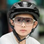 Rockbros LK-67 Youth Bike Helmet with Detachable Visor 54–58 cm - Gray - Image 2