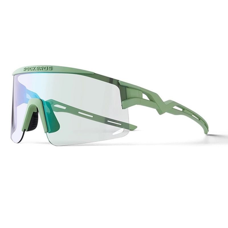 lupin-wear-ca-rockbros-photochromic-cycling-glasses-with-uv-protection-and-corrective-insert-green-1606560 Rockbros Photochromic Cycling Glasses with UV Protection and Corrective Insert - Green - Image 1