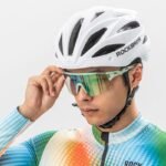 Rockbros Photochromic Cycling Glasses with UV Protection and Corrective Insert - Green - Image 5