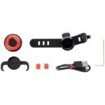 Rockbros Q5 Rear Bike Light with Intelligent Stop System - Black - Image 2