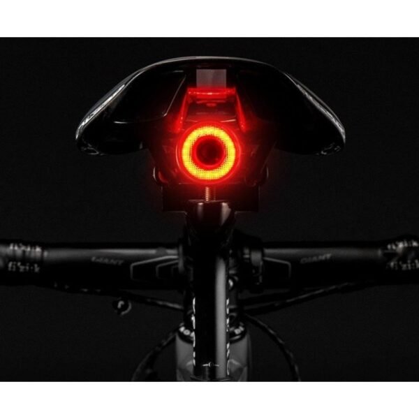 Rockbros Q5 Rear Bike Light with Intelligent Stop System - Black