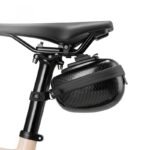 Rockbros rigid hard shell saddle bag, compact, 0.4l capacity - carbon pattern - Image 2