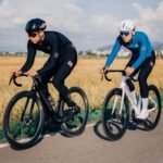 Rockbros YDCK012-1 Long Fleece Bib Tights with Pad Size M - Black - Image 3