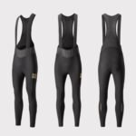 Rockbros YDCK012-1 Long Fleece Bib Tights with Pad Size XXL - Black - Image 2