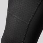 Rockbros YDCK012-1 Long Fleece Bib Tights with Pad Size XXL - Black - Image 4