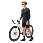 Rockbros YDCX008 Diamond Long Sleeve Cycling Jersey Size L - Black - Image 2
