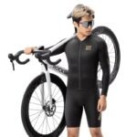 Rockbros YDCX008 Diamond Long Sleeve Cycling Jersey Size L - Black - Image 3