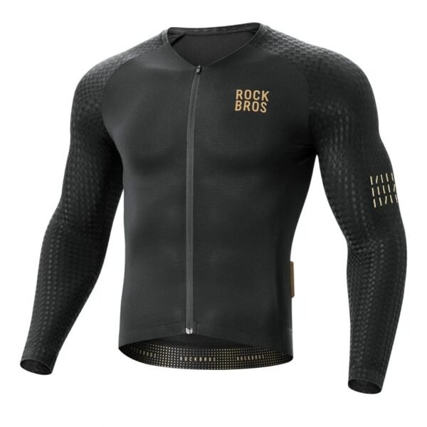 Rockbros YDCX008 Diamond Long Sleeve Cycling Jersey Size XXXL - Black