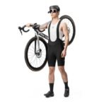 Rockbros YDDK009 Mens Cycling Bib Shorts with Pad Size XL - Black - Image 3