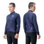 Rockbros YDWT014 Winter Fleece Double Layer Cycling Jacket Size XL - Blue - Image 2