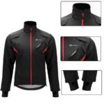 Rockbros YPW021 Windproof Cycling Sports Jacket Size L - Black - Image 2