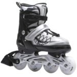 ROLLER SKATES-ROLLER SKATES-ICE SKATING 4IN1 ENERO PRO LED 34-37 GRAY - Image 2
