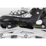 ROLLER SKATES-ROLLER SKATES-ICE SKATING 4IN1 ENERO PRO LED 34-37 GRAY - Image 8